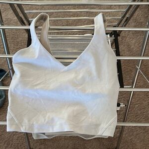 Lululemon white/off-white align Tank Top size 0
